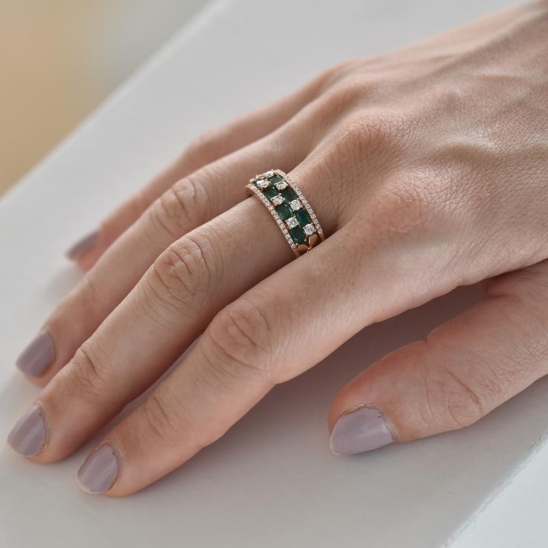 Smaragdový prsten 17053
