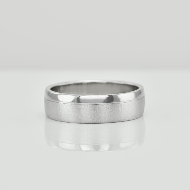 Platinový snubní prsten 17323