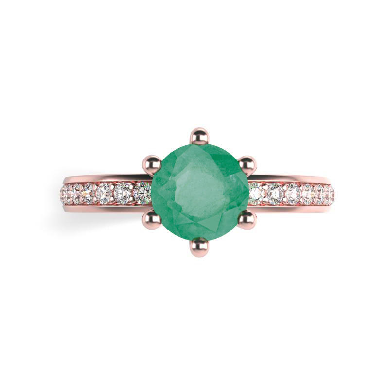 Smaragdový prsten 17693