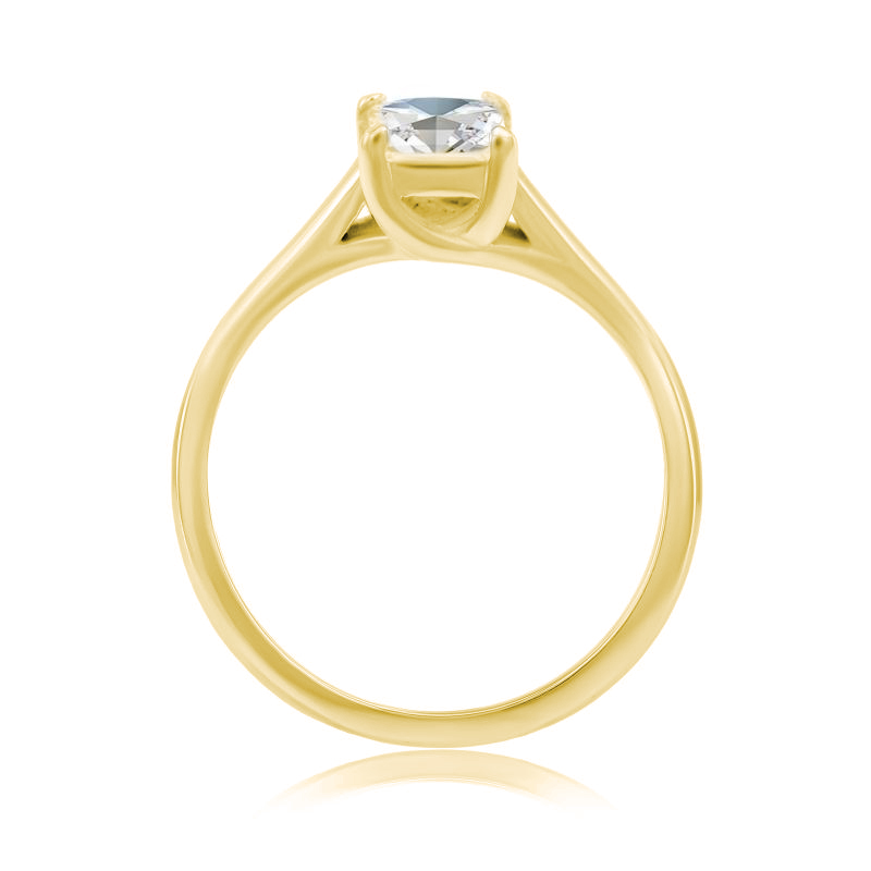 Zlatý diamantový prsten 21863