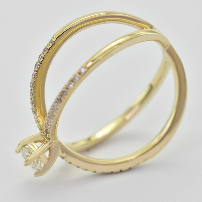 Zlatý dvojitý prsten