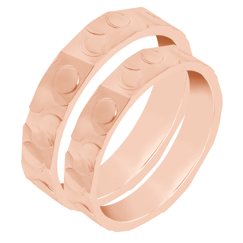 Prsteny z růžového zlata 37793