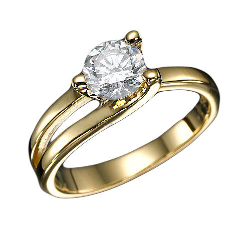 Zásnubní prsten s diamantem Devi