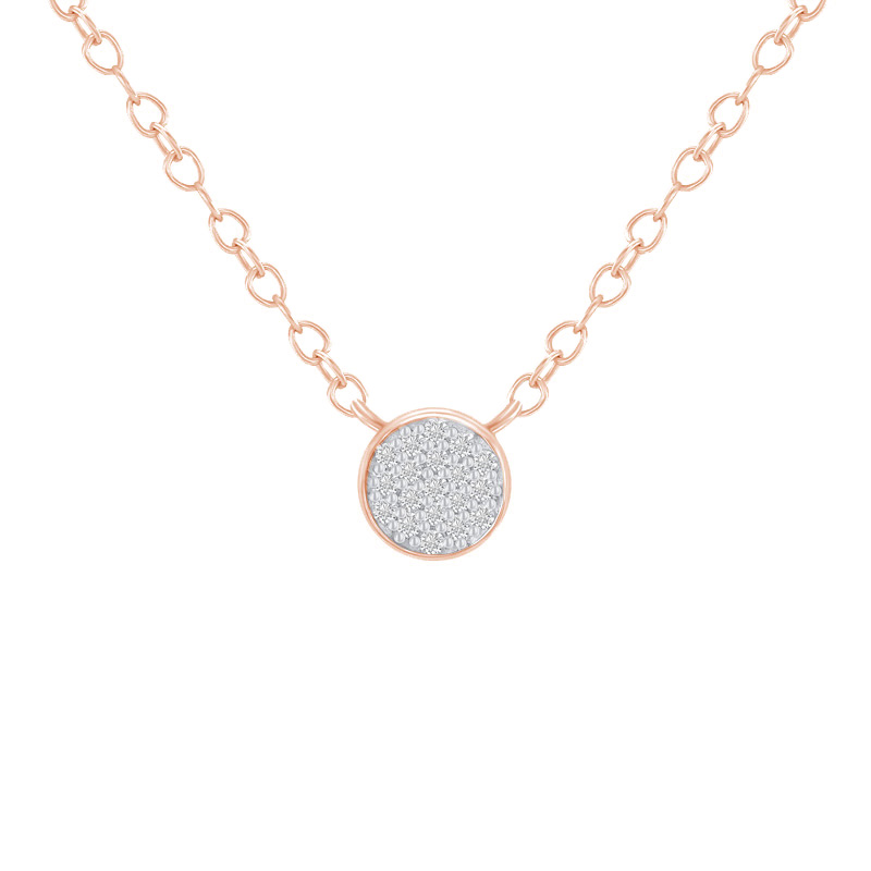 Minimalistický náhrdelník s diamanty Everild 41673