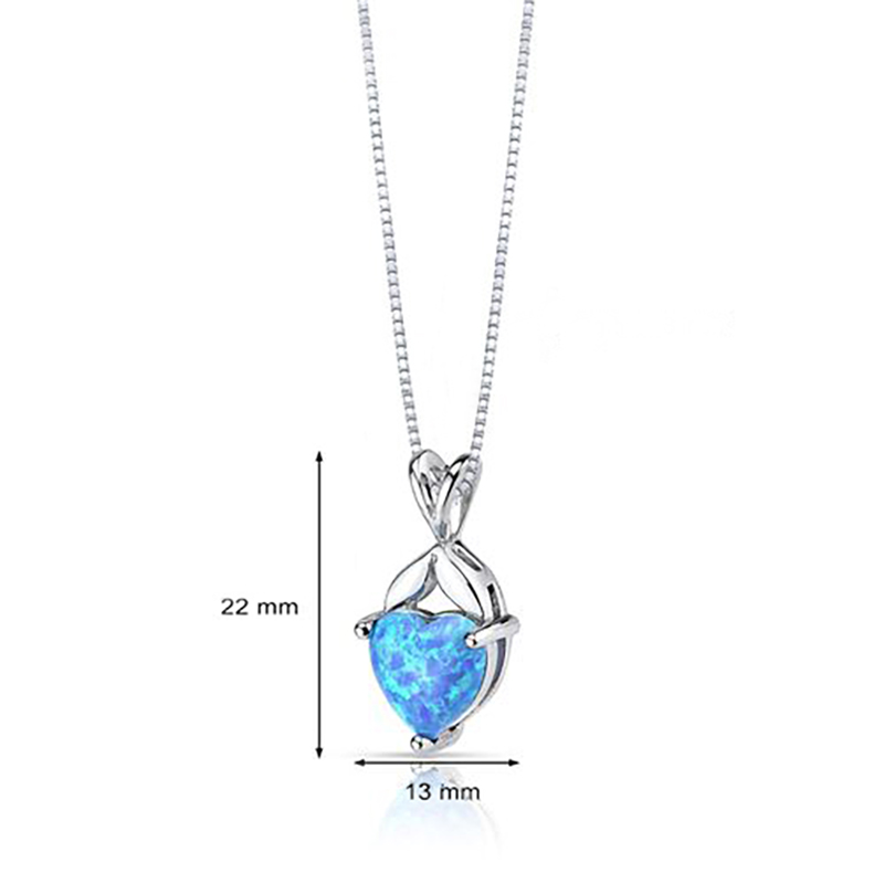 Stříbrný náhrdelník s opálem 41943