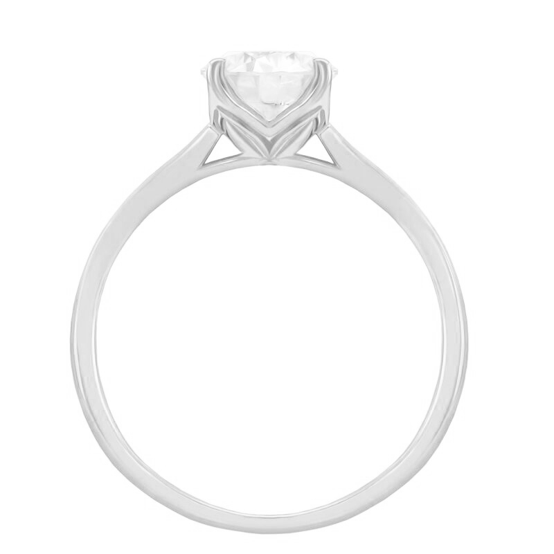 Zásnubní prsten z bílého zlata 42253
