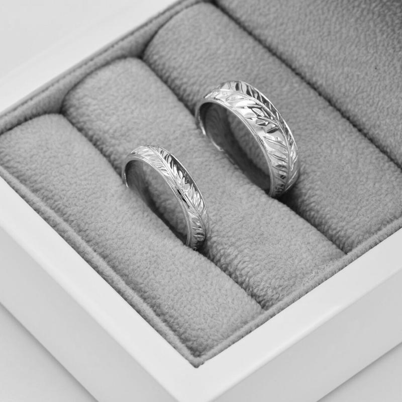 Zlaté vintage snubní prsteny 