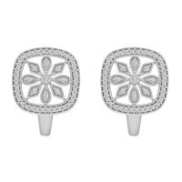 Náušnice s diamantovými květy Retta