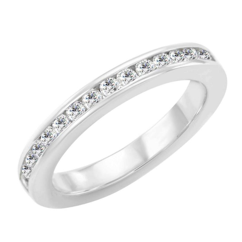 Platinový eternity prsten s diamanty