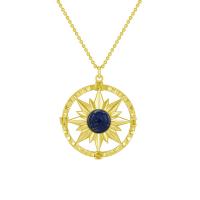 Lapis lazuli v zlatém kompasu Champlain