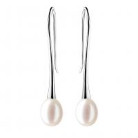 Minimalistické visací perlové náušnice Antoniette