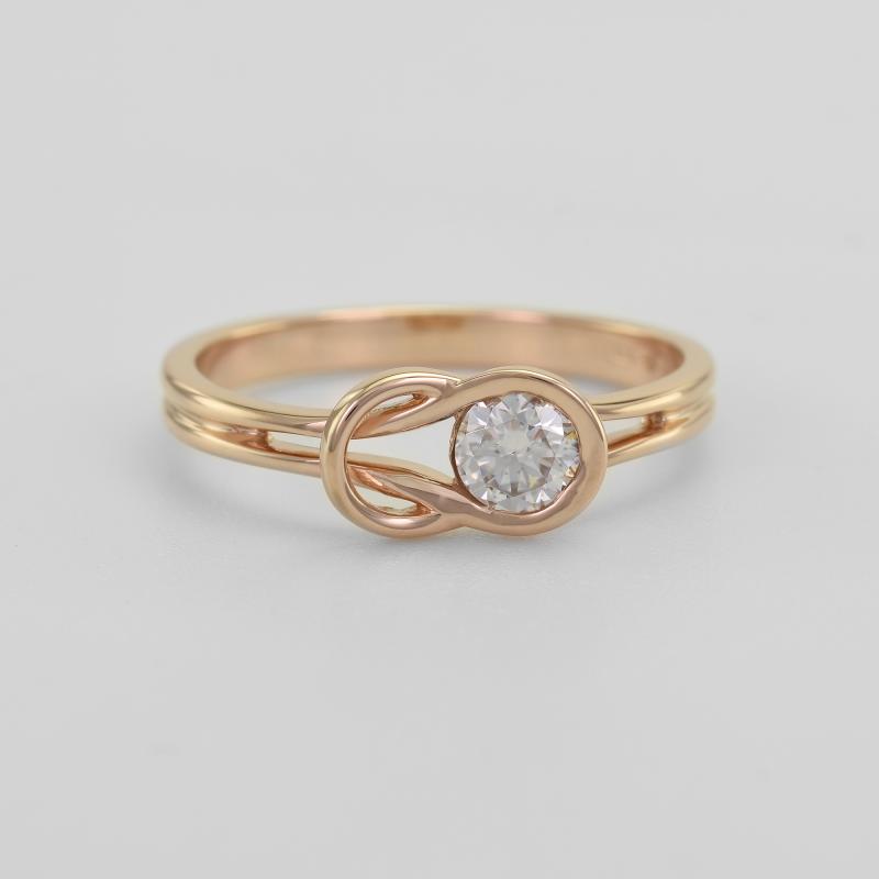 Zásnubní zlatý prsten 51353