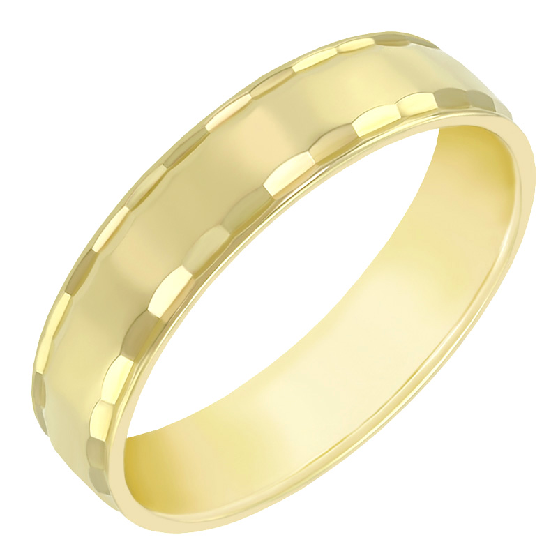 Pánský zlatý prsten 60573