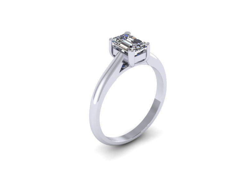 Zlatý prsten s diamantem Bukka 6563