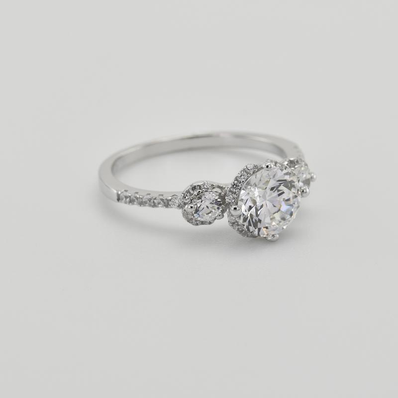 Zásnubní prsten s diamanty 66073