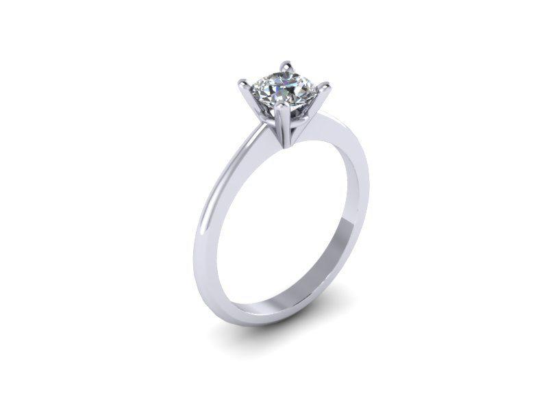 Zásnubní prsten s diamantem Wahab 6713