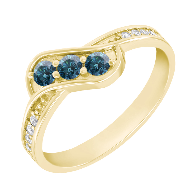 Diamantový prsten ze zlata Maye 7113