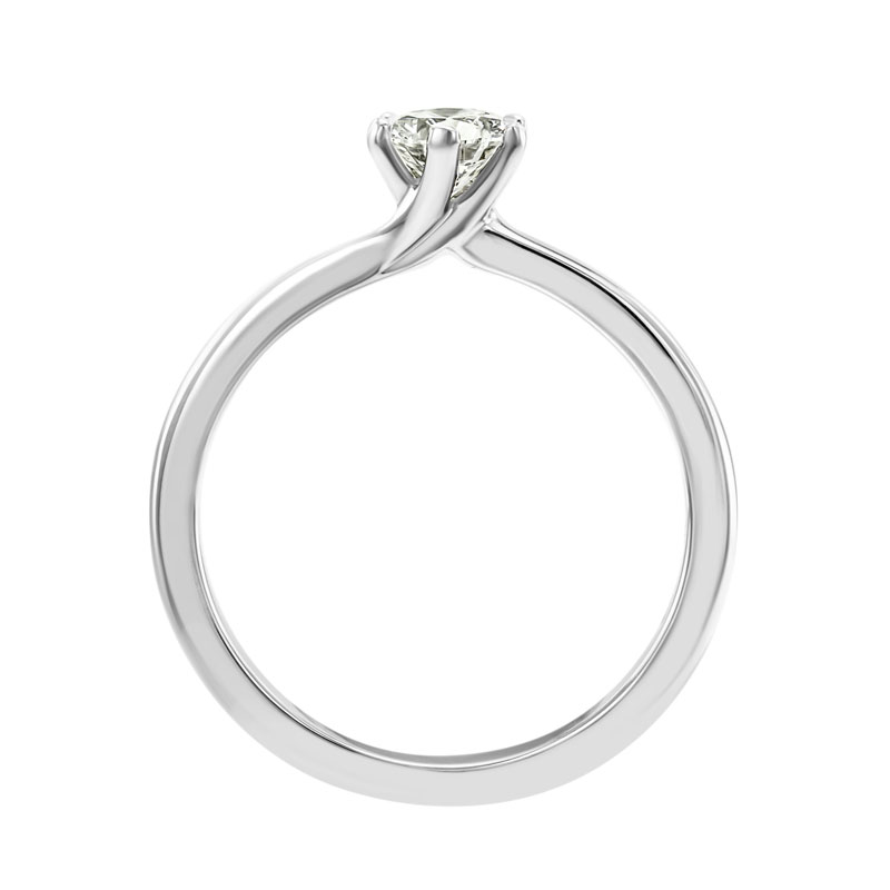 Diamantový prsten z platiny Rabby 73383