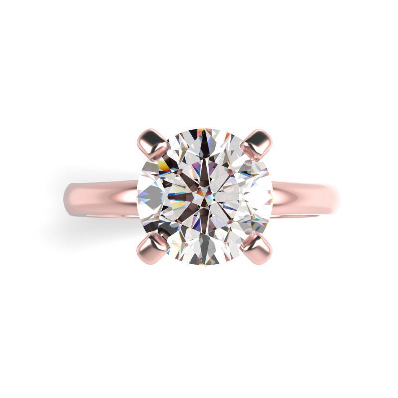Zlatý prsten s diamantem 74033