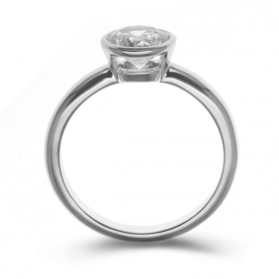 Zásnubní prsten z platiny Ulah 8653