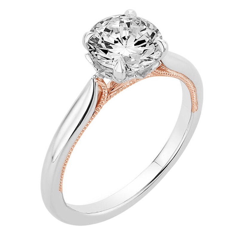 Zásnubní prsten s 0.70ct GIA certifikovaným diamantem Cassidy