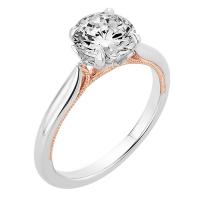 Zásnubní prsten s 0.70ct GIA certifikovaným diamantem Cassidy