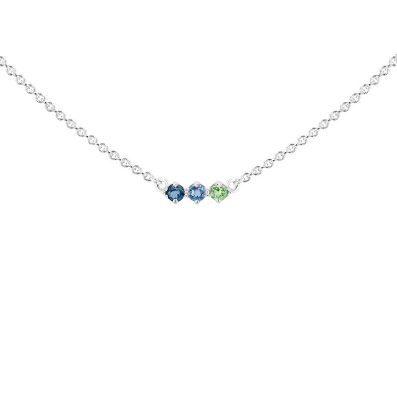 Minimalistický náhrdelník s drahokamy dle vašeho výběru Kiah 99643