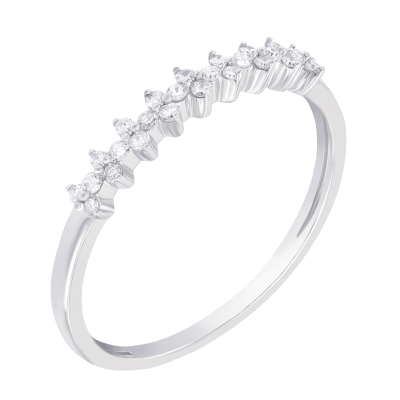 Romantický eternity prsten s lab-grown diamanty Shea 101424