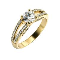 Zásnubní prsten plný diamantů Arendy