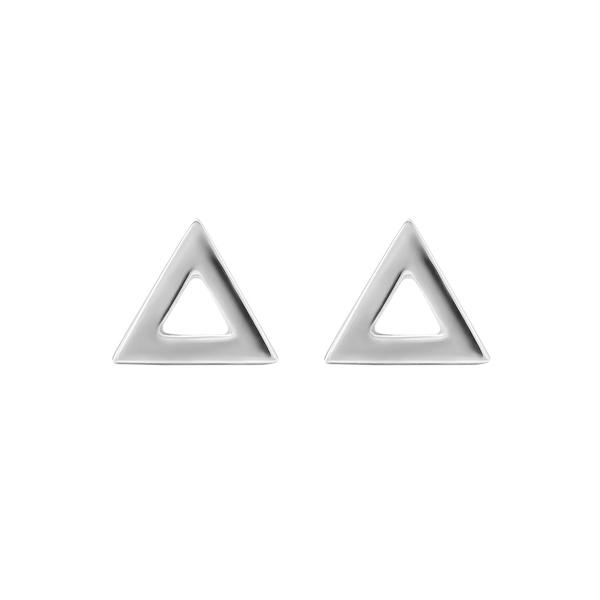 Stříbrné trojúhelníkové náušnice AirTriangl