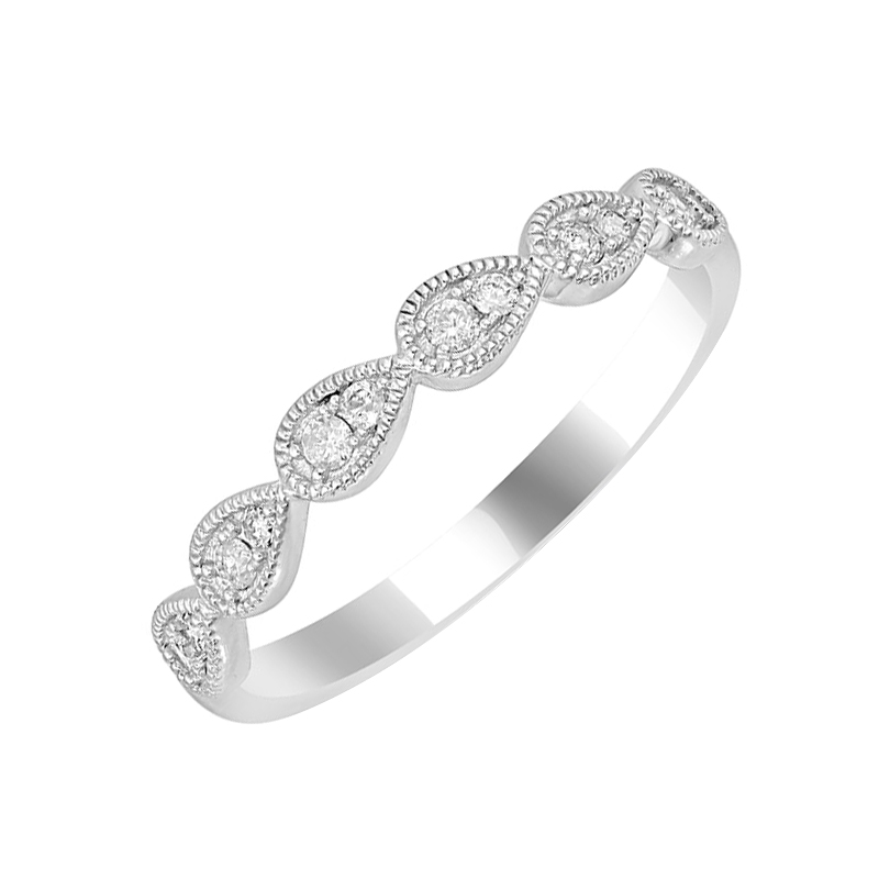 Stříbrný eternity prsten s lab-grown diamanty Lacy