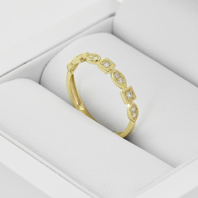 Eternity prsten s bílými lab-grown diamanty Oneil 105664