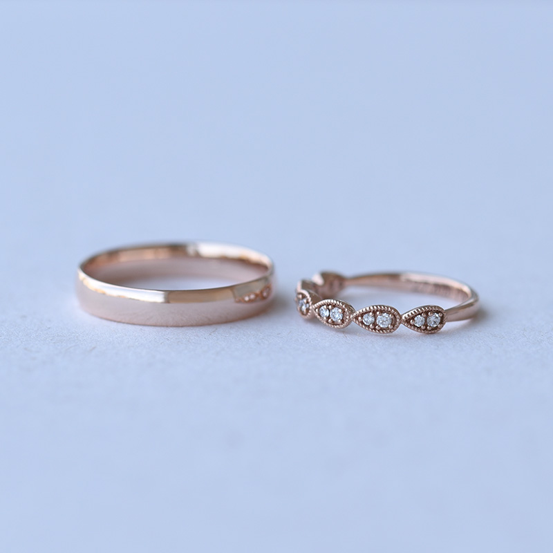 Vintage prsten s lab-grown diamanty a komfortní pánský prsten Lacy 105774