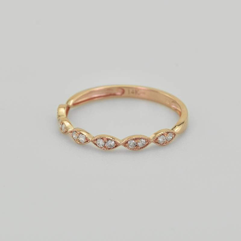 Vintage prsten s lab-grown diamanty a pánský komfortní prsten Talita 105784