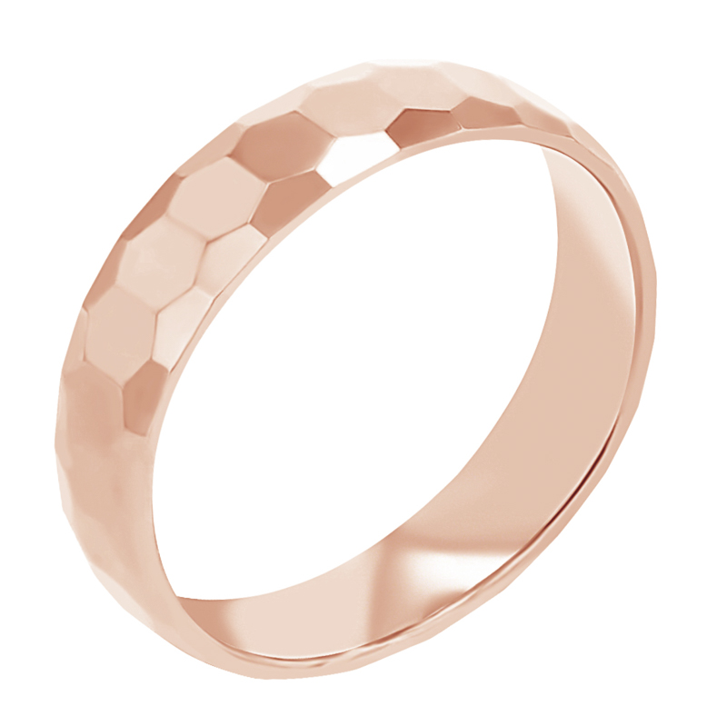 Zlaté tepané snubní prsteny Laurita 114124