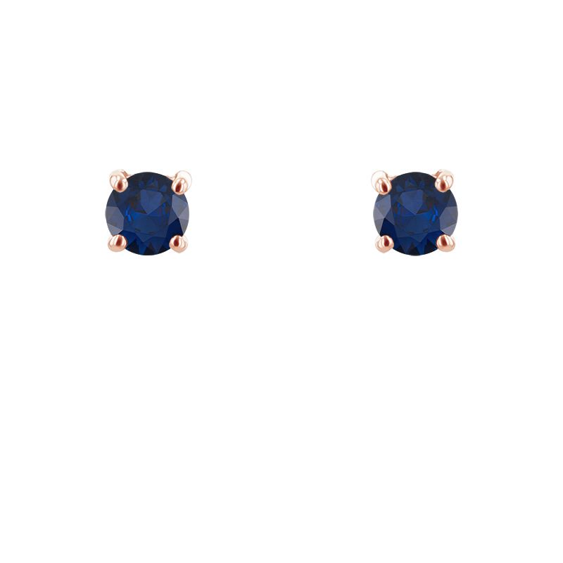 Náušnice s modrými safíry s výběrem velikosti Franci 118124