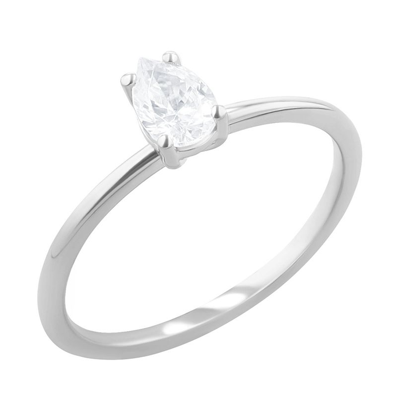 Zásnubní prsten s pear diamantem North 119064