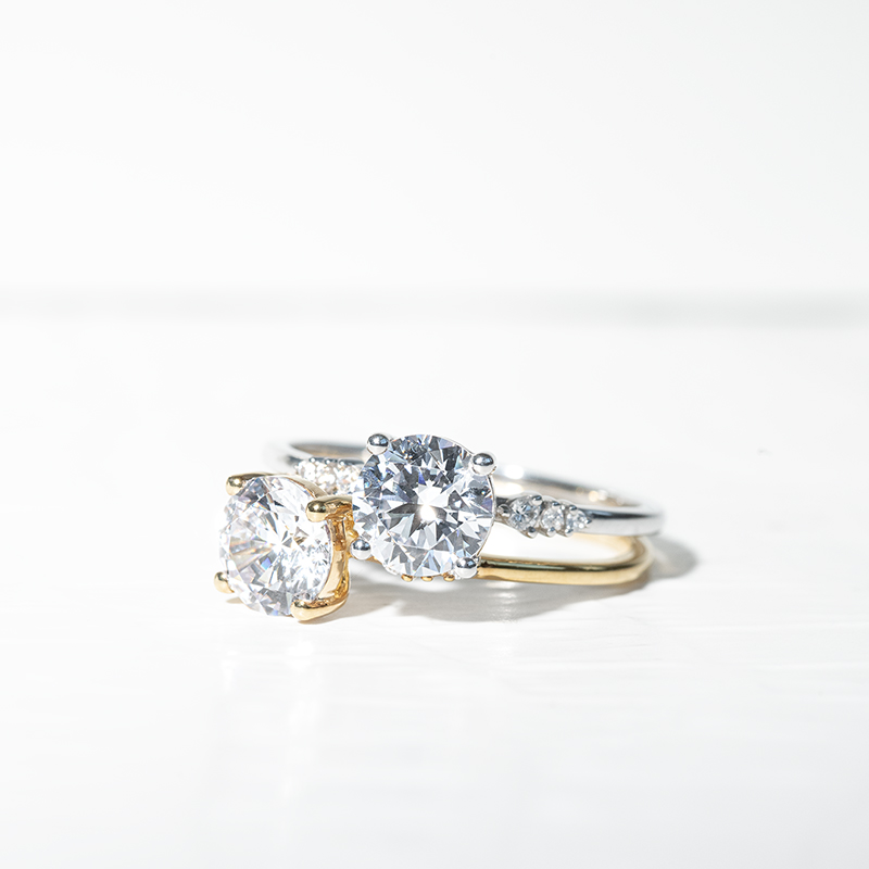 Zásnubní prsten s diamanty Amity 125714