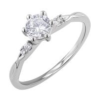 Zásnubní prsten s diamanty Mileva