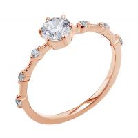Zásnubní prsten s lab-grown diamanty Imelda