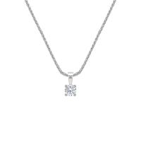 Platinový náhrdelník s diamantem Semtte