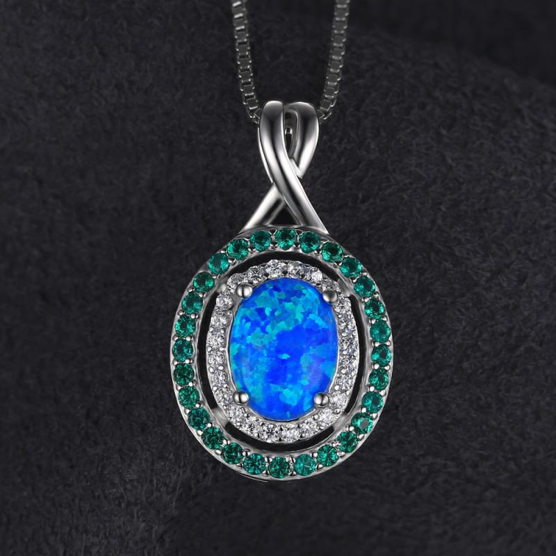 Opálový náhrdelník se smaragdy 20604