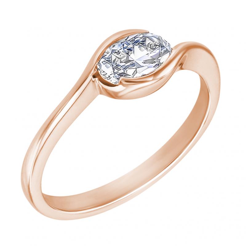 Diamantový zásnubní prsten 21824