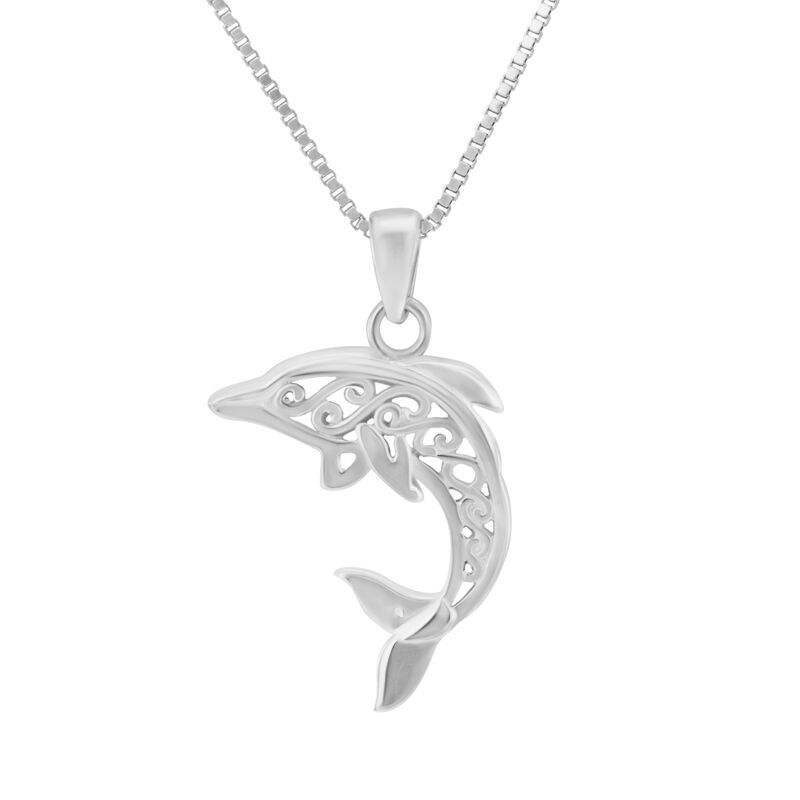 Stříbrný přívěsek ve tvaru delfínka Dafné