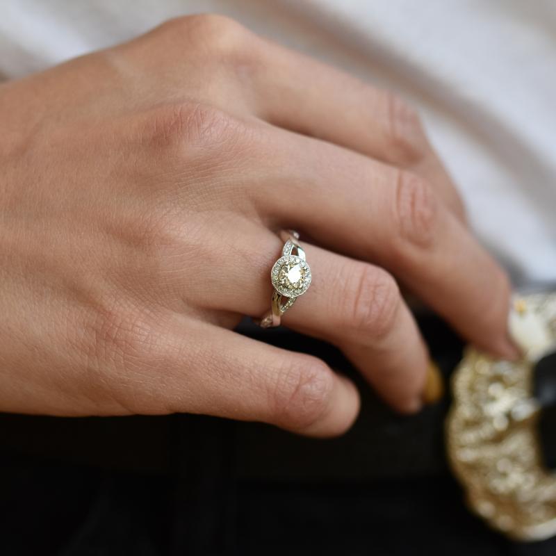 Zásnubní prsten s diamanty 28754