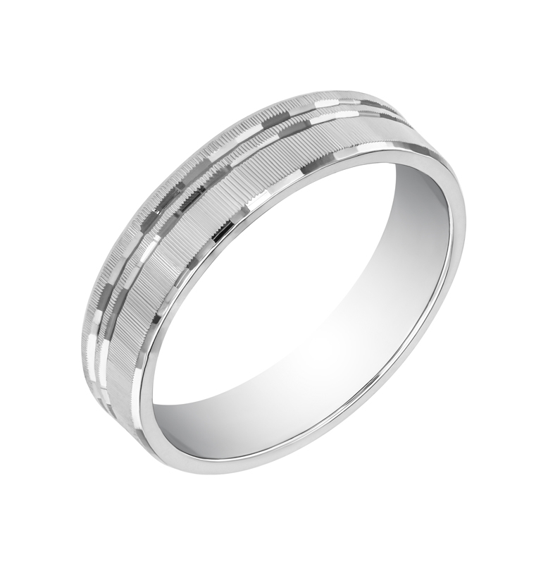 Pánský atypický snubní prsten ze zlata 33694