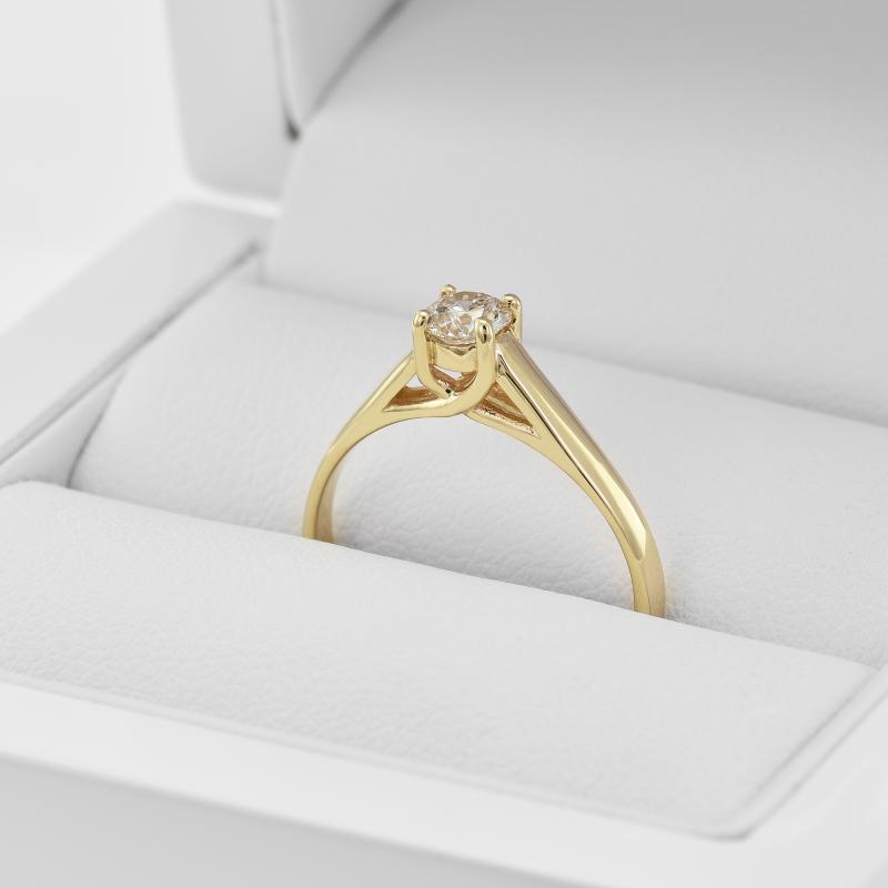 Prsten ze žlutého zlata 37694