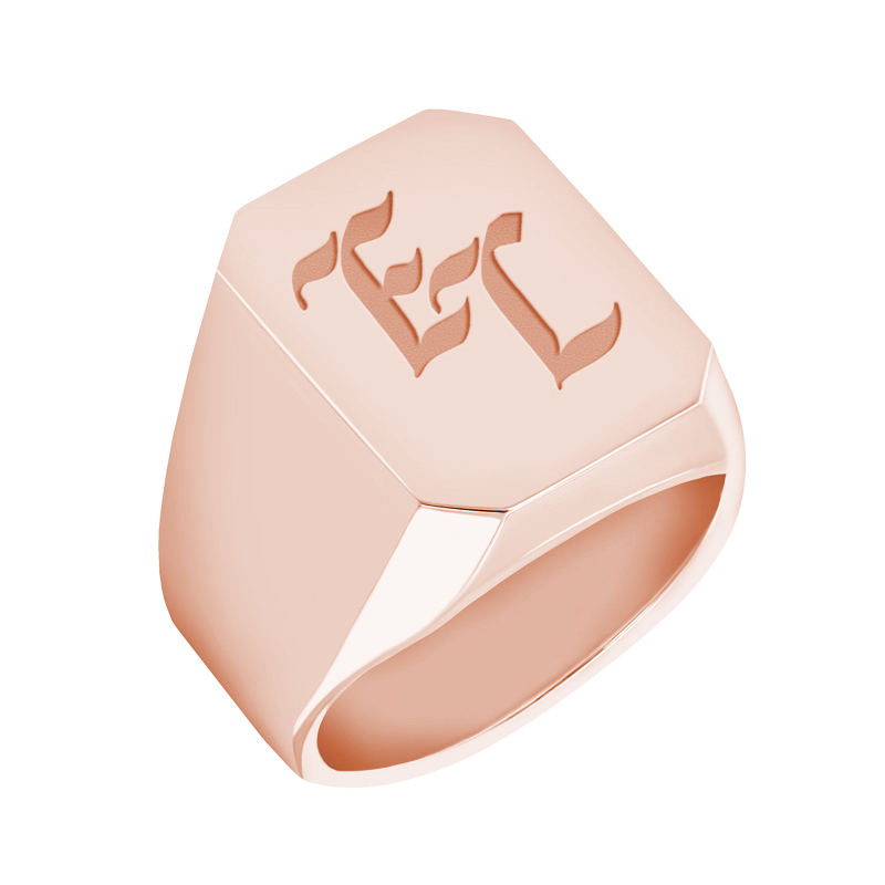 Prsten z růžového zlata 40734