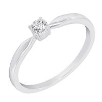 Elegantní zásnubní prsten s diamantem Ximena
