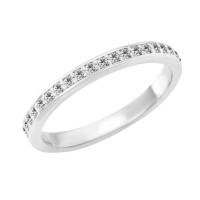 Platinový eternity prsten s 1.25mm diamanty Mewya